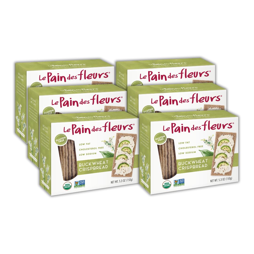 Organic Buckwheat Crispbread for Healthy Snacking Options
