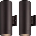 Modern Outdoor Porch Light 2-Pack - Waterproof Oil Rubbed Bronze
