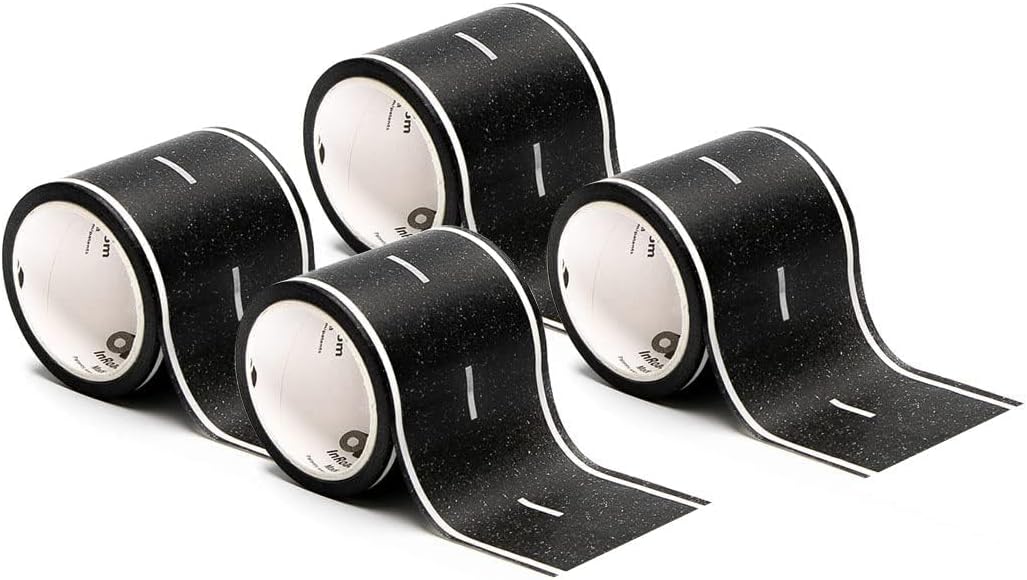 PlayTape Road Tape for Toy Cars - Build Fun Anywhere, Anytime