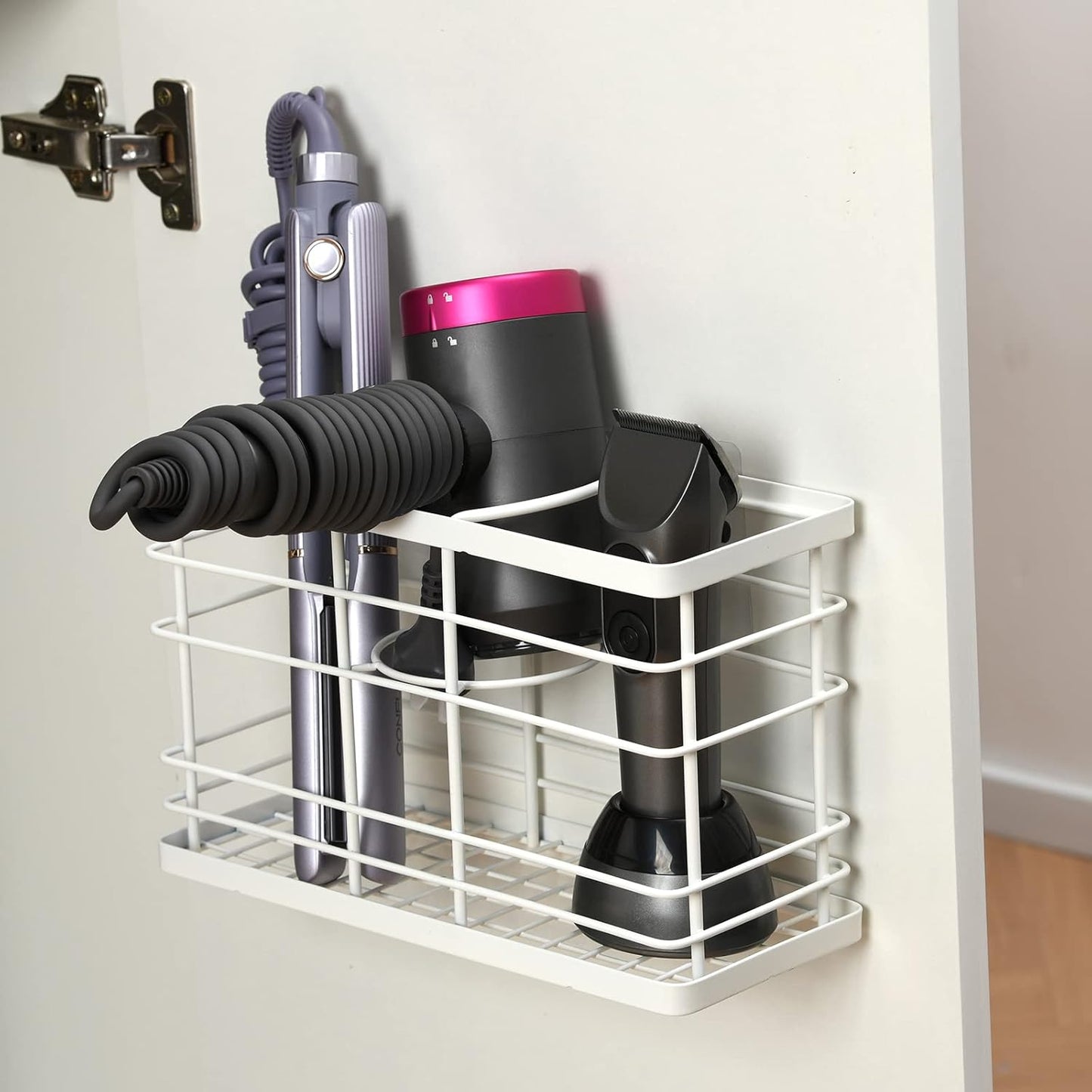 Wetheny Wall-Mounted Hair Tool Organizer: Stylish Hair Styling Solution
