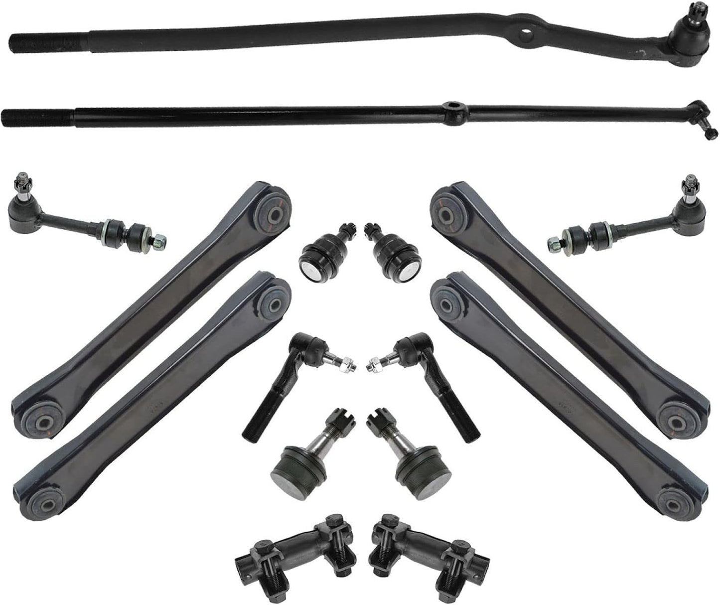 TRQ Front Steering & Suspension Kit for 2000-2001 Dodge Ram