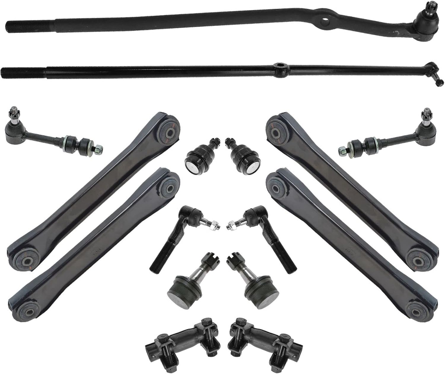 TRQ Front Steering & Suspension Kit for 2000-2001 Dodge Ram
