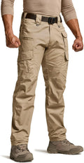 CQR Men's Tactical Pants Water Resistant Ripstop Cargo (Style QCJW)