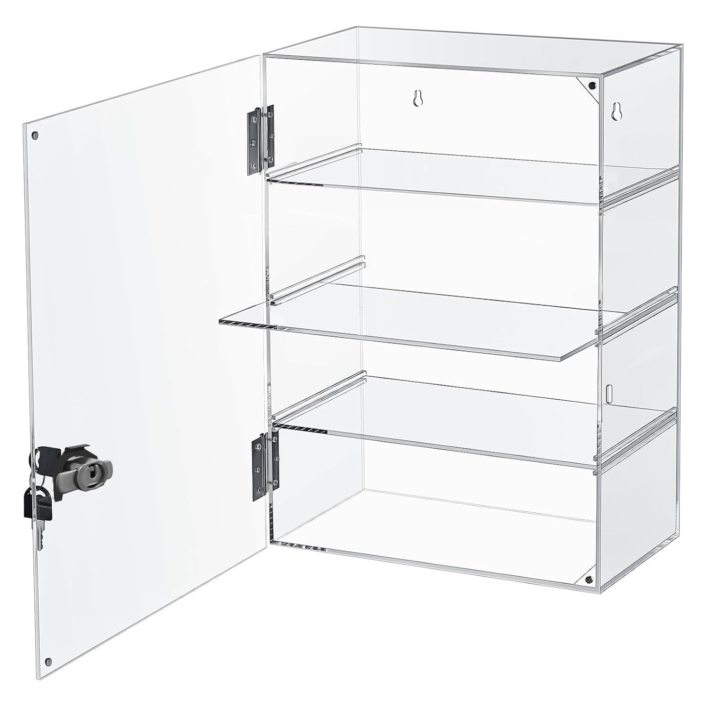 Acrylic Display Case with Lock for Collectibles and Figures