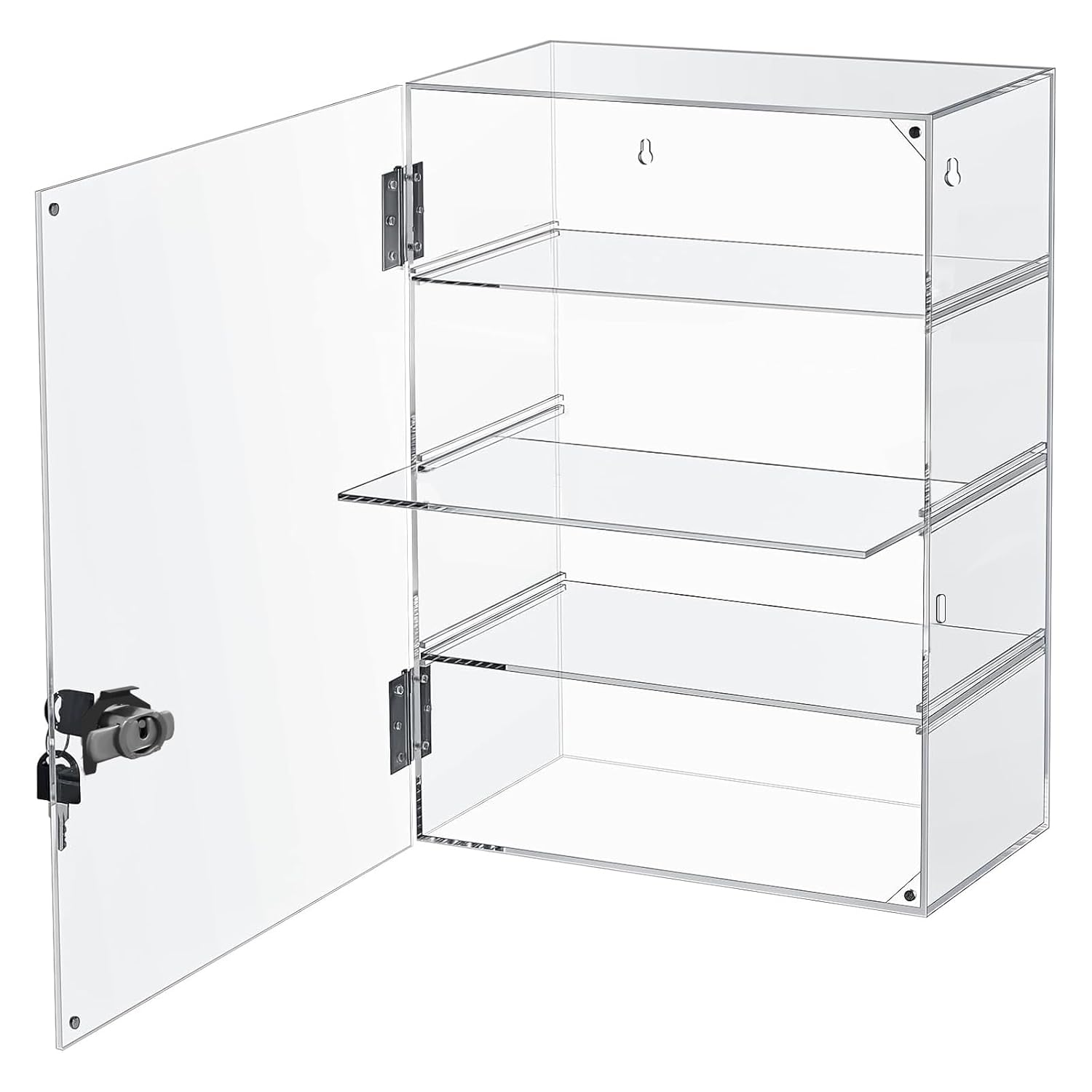 Acrylic Display Case with Lock for Collectibles and Figures