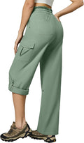 Casei Women's Cargo Capris Quick Dry Water Resistant Hiking Pants