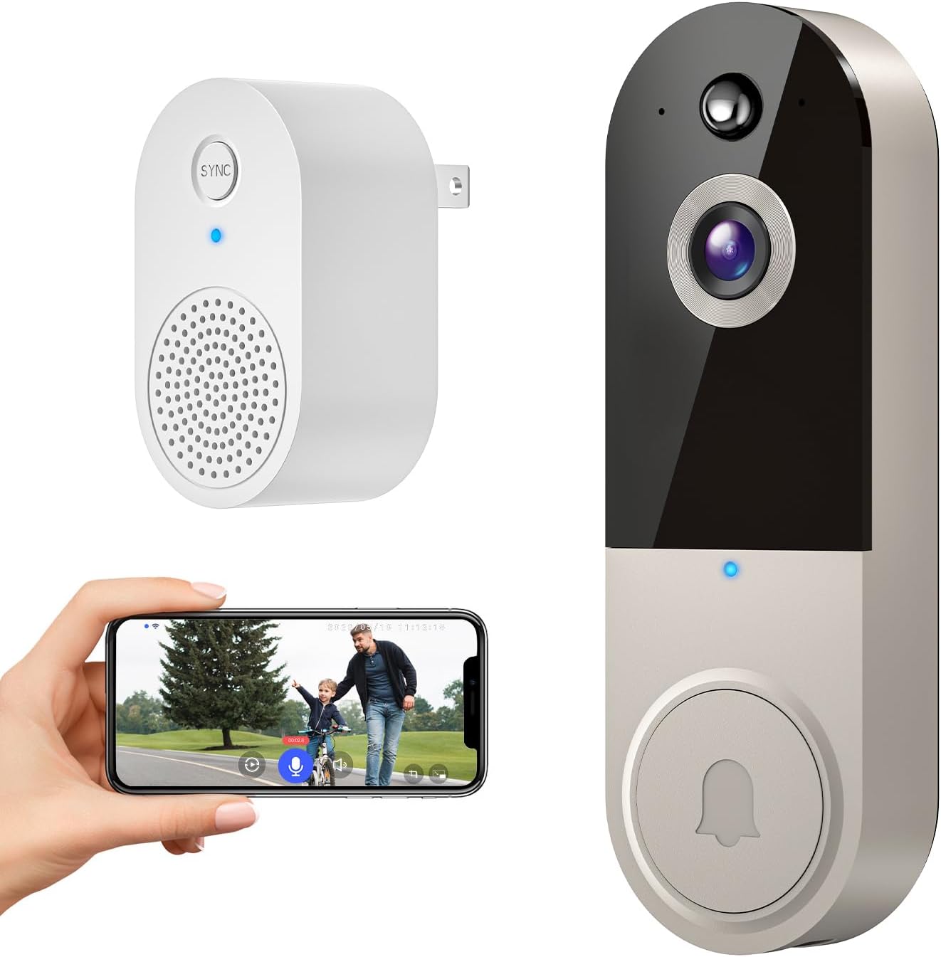 Wireless Doorbell Camera: Real-Time Alerts & AI Detection