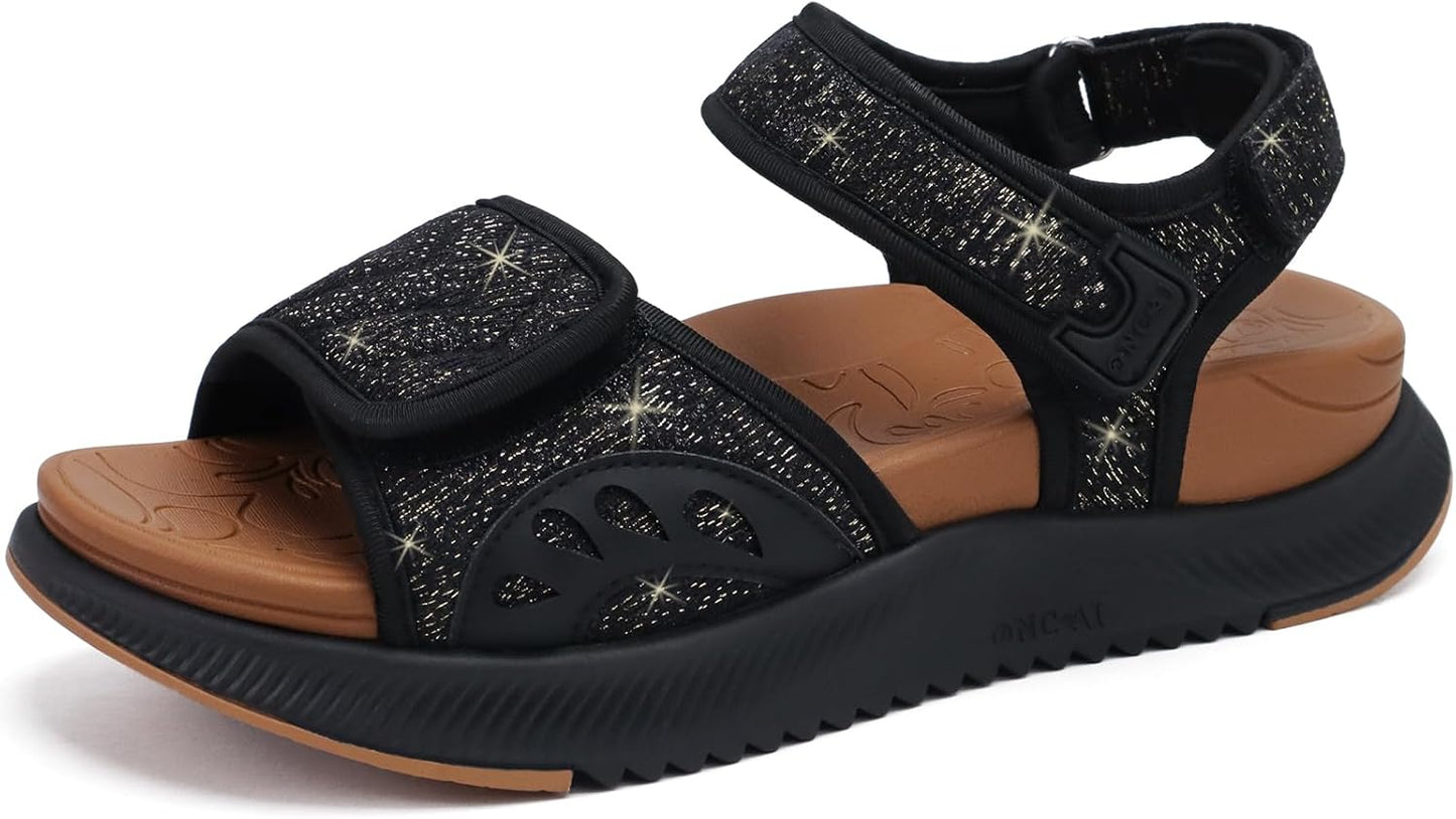 ONCAI Walking Sandals for Women with Arch Support and Comfort