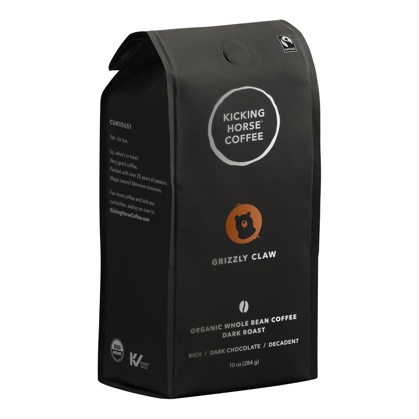 Organic Dark Roast Coffee, Bold Flavor - 10 Oz
