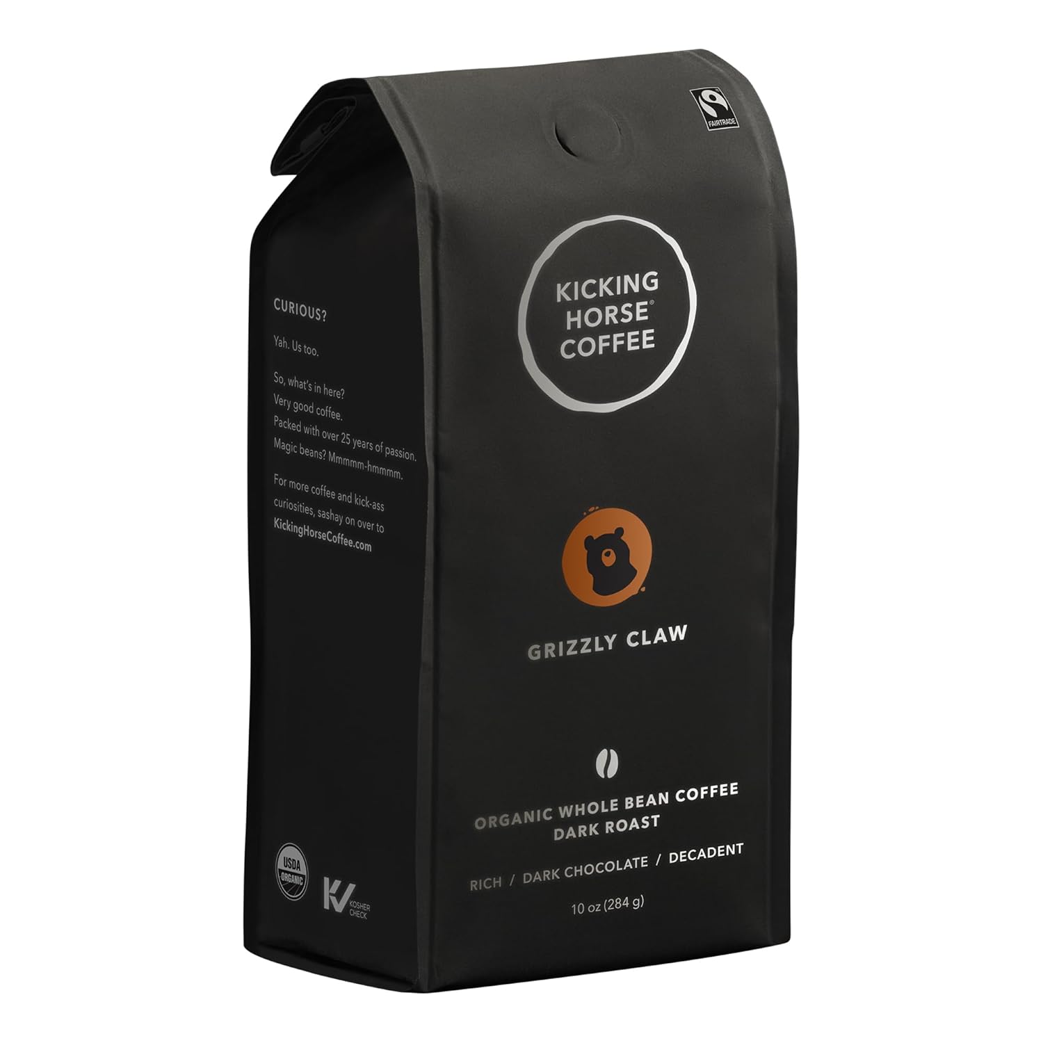 Organic Dark Roast Coffee, Bold Flavor - 10 Oz