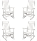 FOOWIN Outdoor Rocking Chair Set of 4 for Comfort and Style