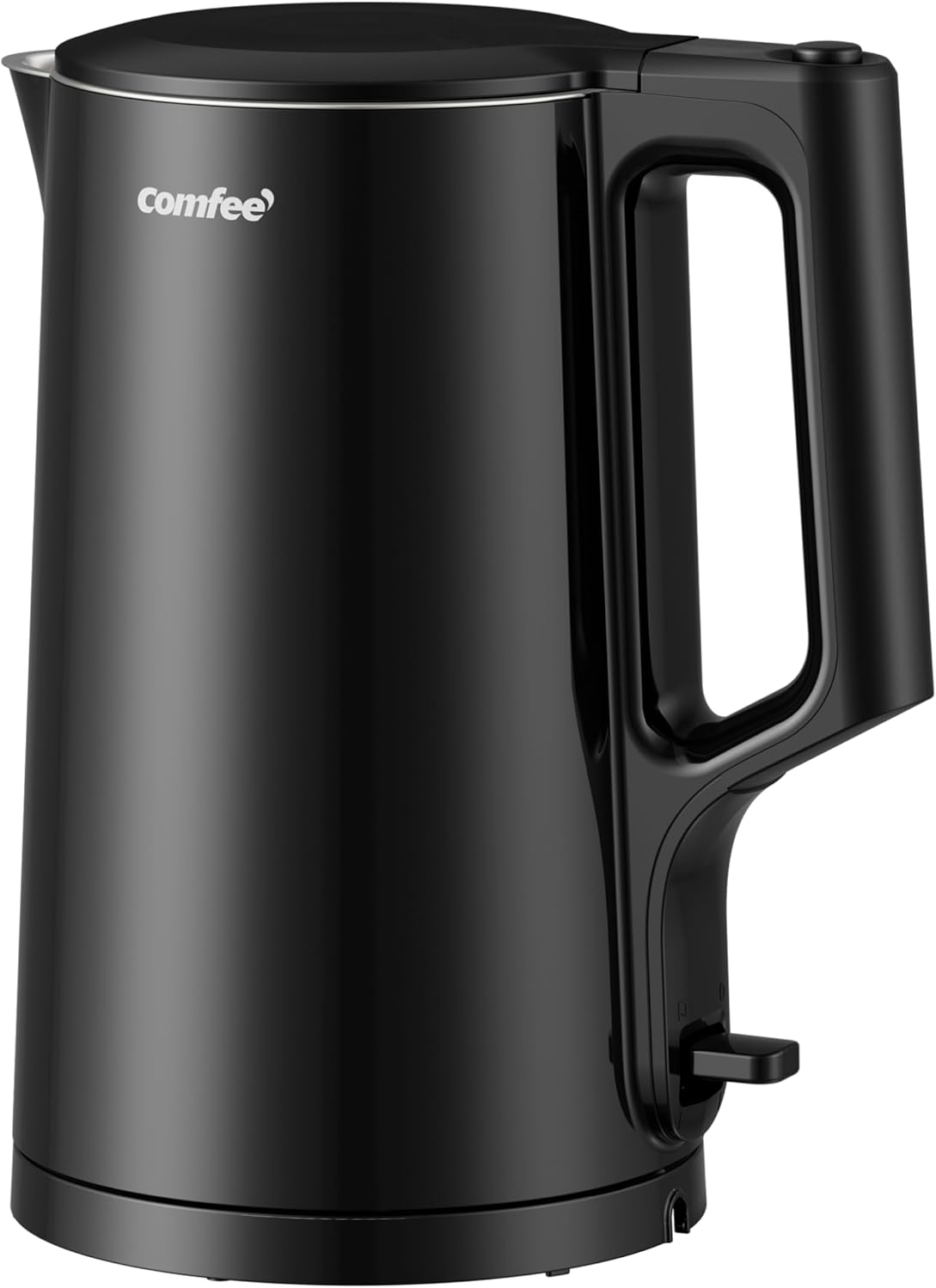 COMFEE' 1.7L Stainless Steel Electric Tea Kettle: Fast Boiling & Safe auto-off