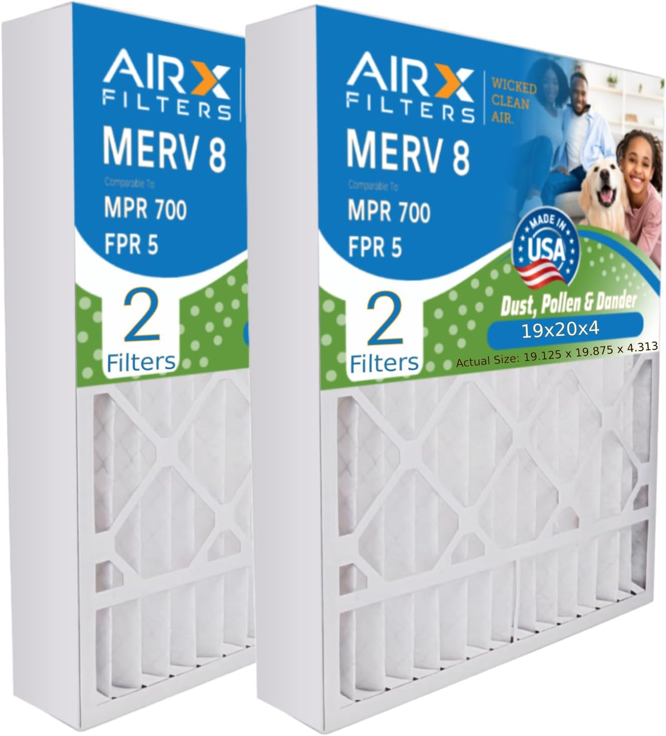 19x20x4 Air Filter MERV 8 for Cleaner Air and Comfort