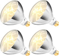 250W R40 White Heat Lamp Bulbs 4-Pack - High Output Infrared Heat
