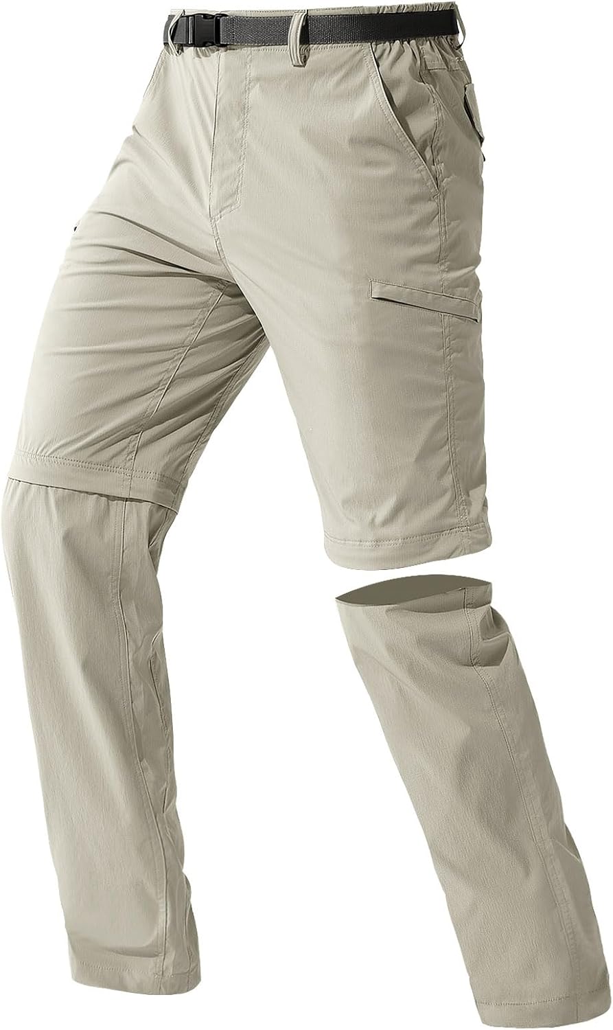 FREE SOLDIER Men's Outdoor Convertible Hiking Pants for Adventure