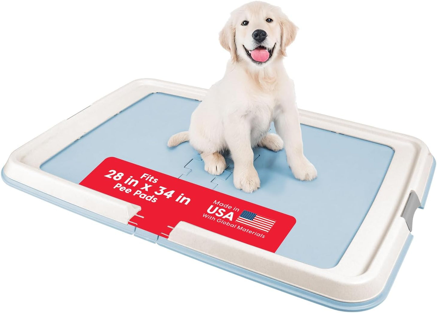 IRIS USA Pee Pad Holder for Large Puppies - Easy to Clean