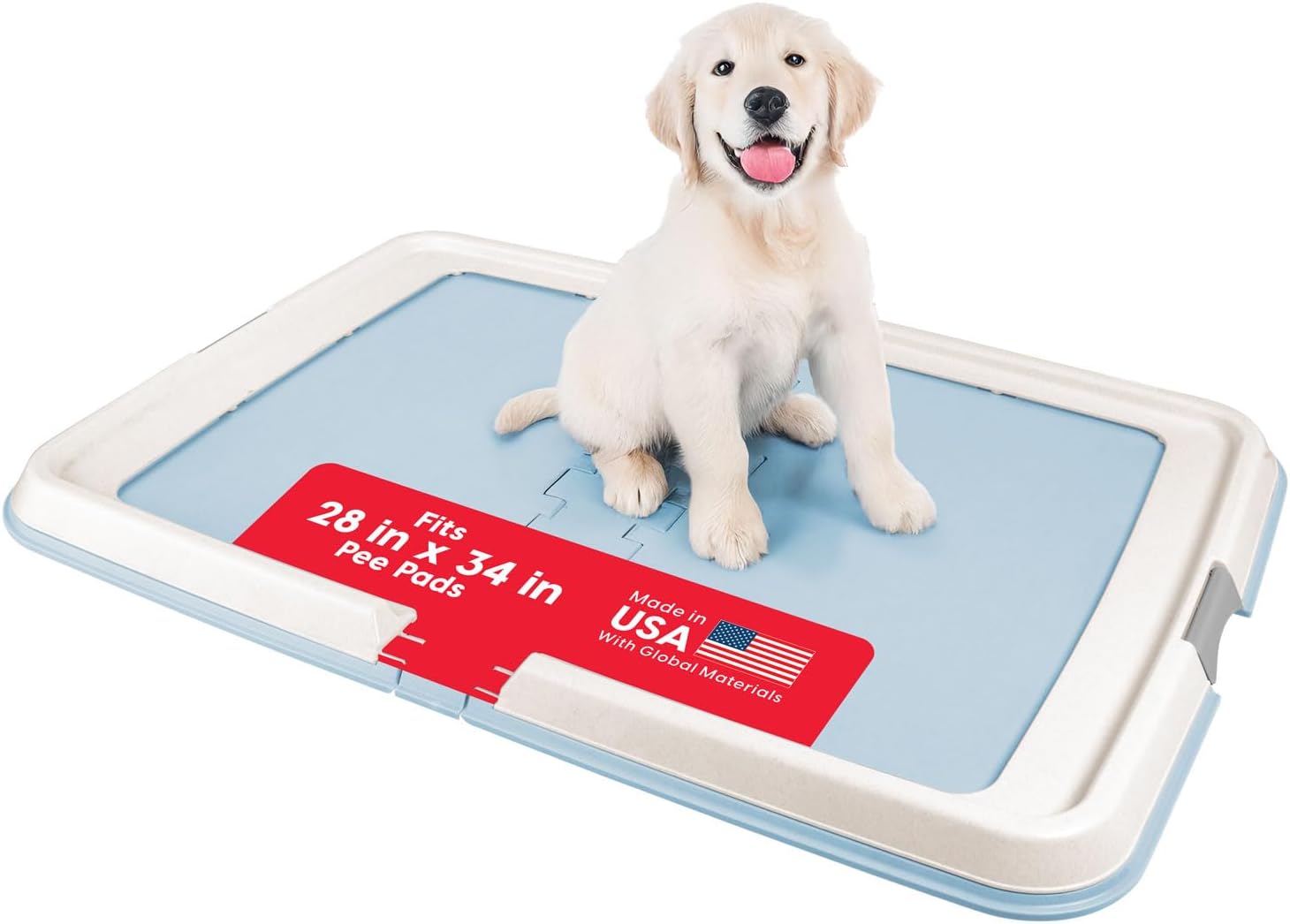 IRIS USA Pee Pad Holder for Large Puppies - Easy to Clean