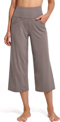 Promover Capri Pants for Women Wide Leg Yoga Cropped Pants soft