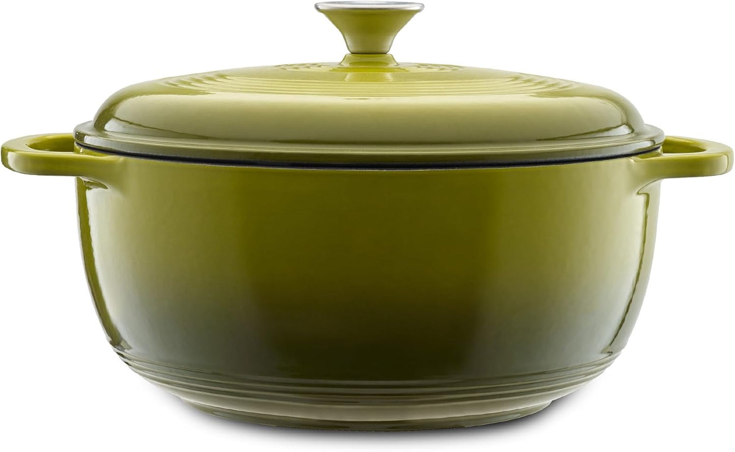 Enameled Cast Iron Round Dutch Oven 6 qt for Cooking and Baking