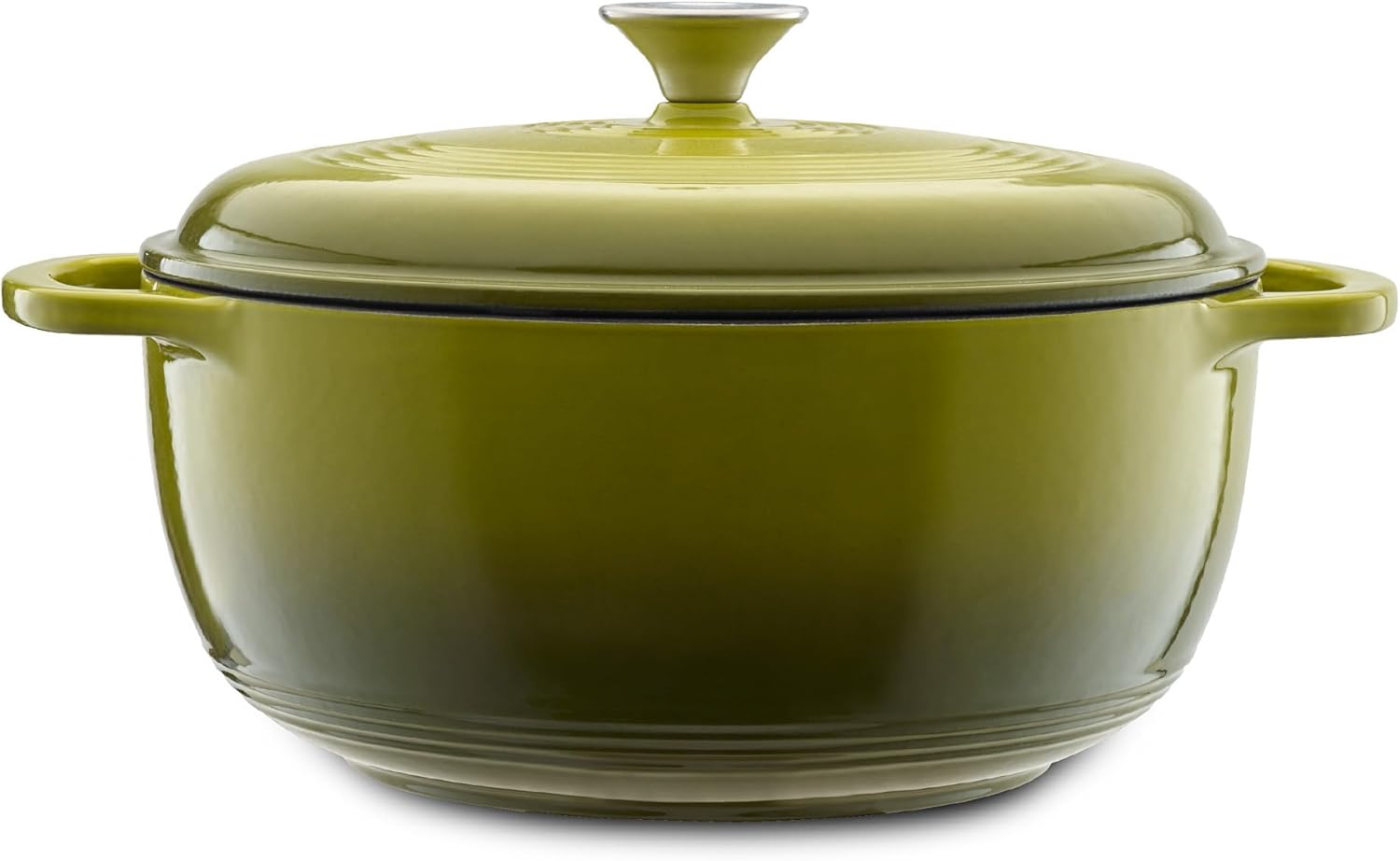 Enameled Cast Iron Round Dutch Oven 6 qt for Cooking and Baking