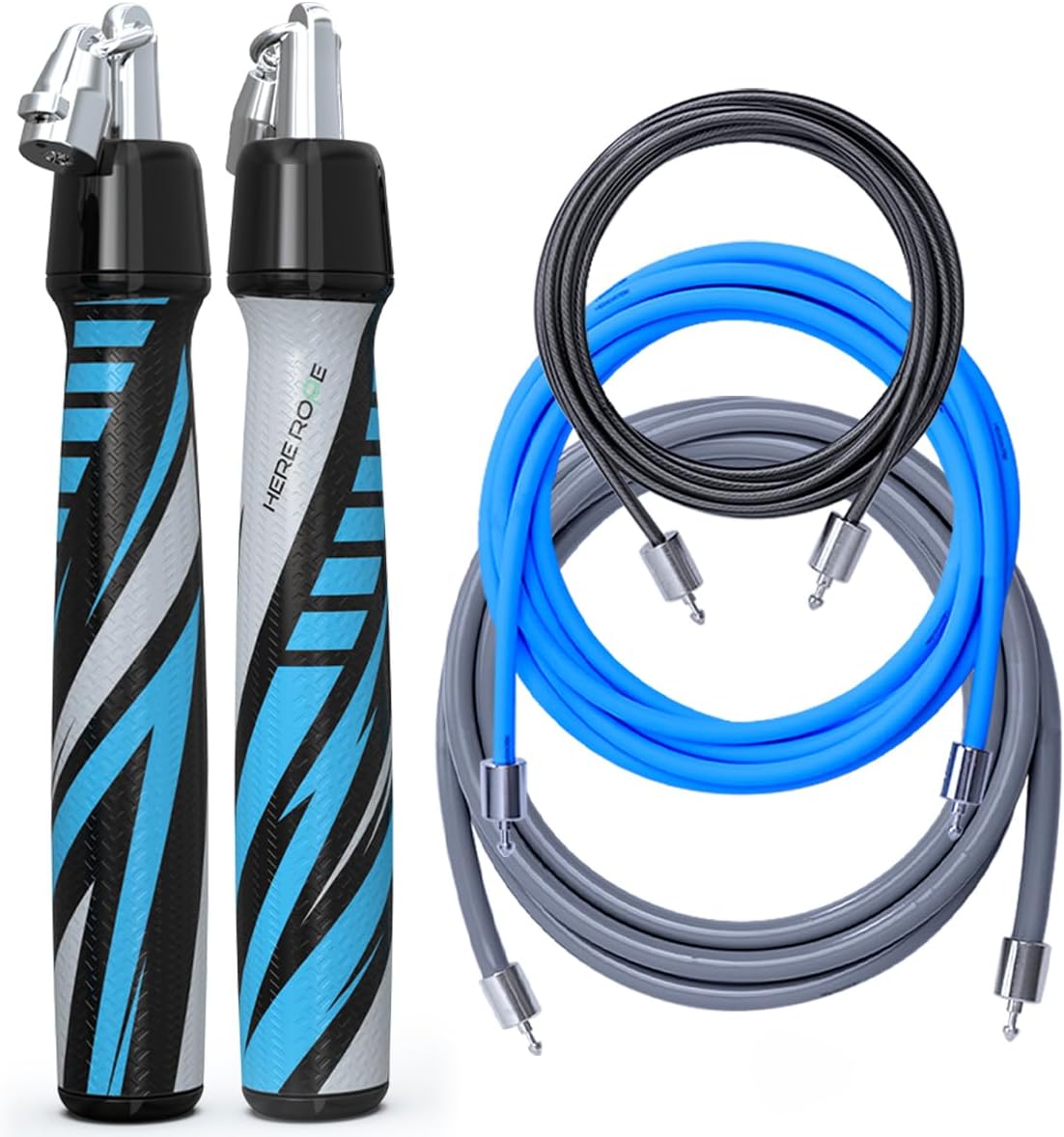 Hererope 3 In 1 Jump Rope Set for Fitness and Speed Training