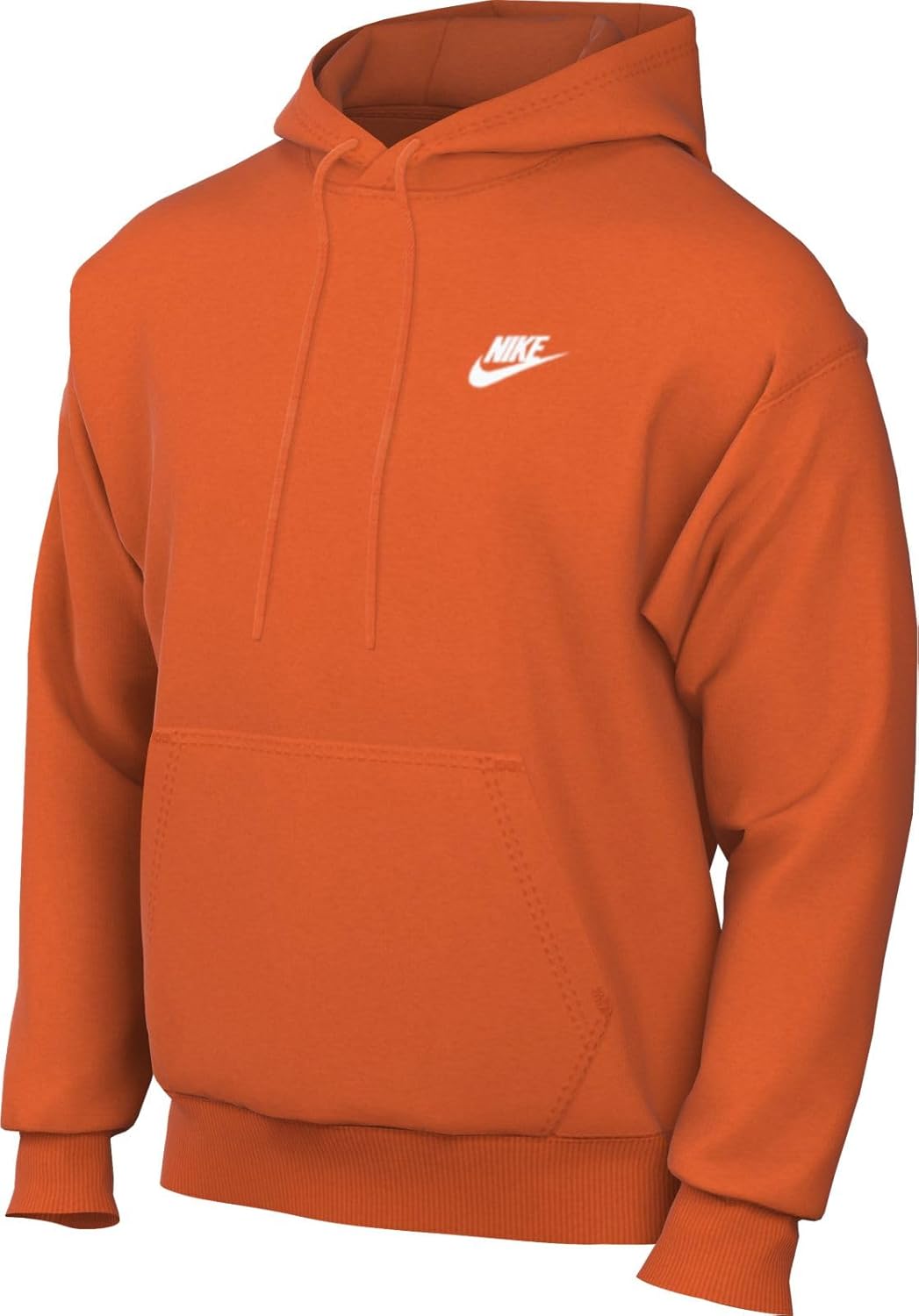 Nike Safety Orange Fleece Hoodie