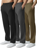 Ultra Performance 3 Pack Mens Sweatpants for Men - Wide Leg Lounge