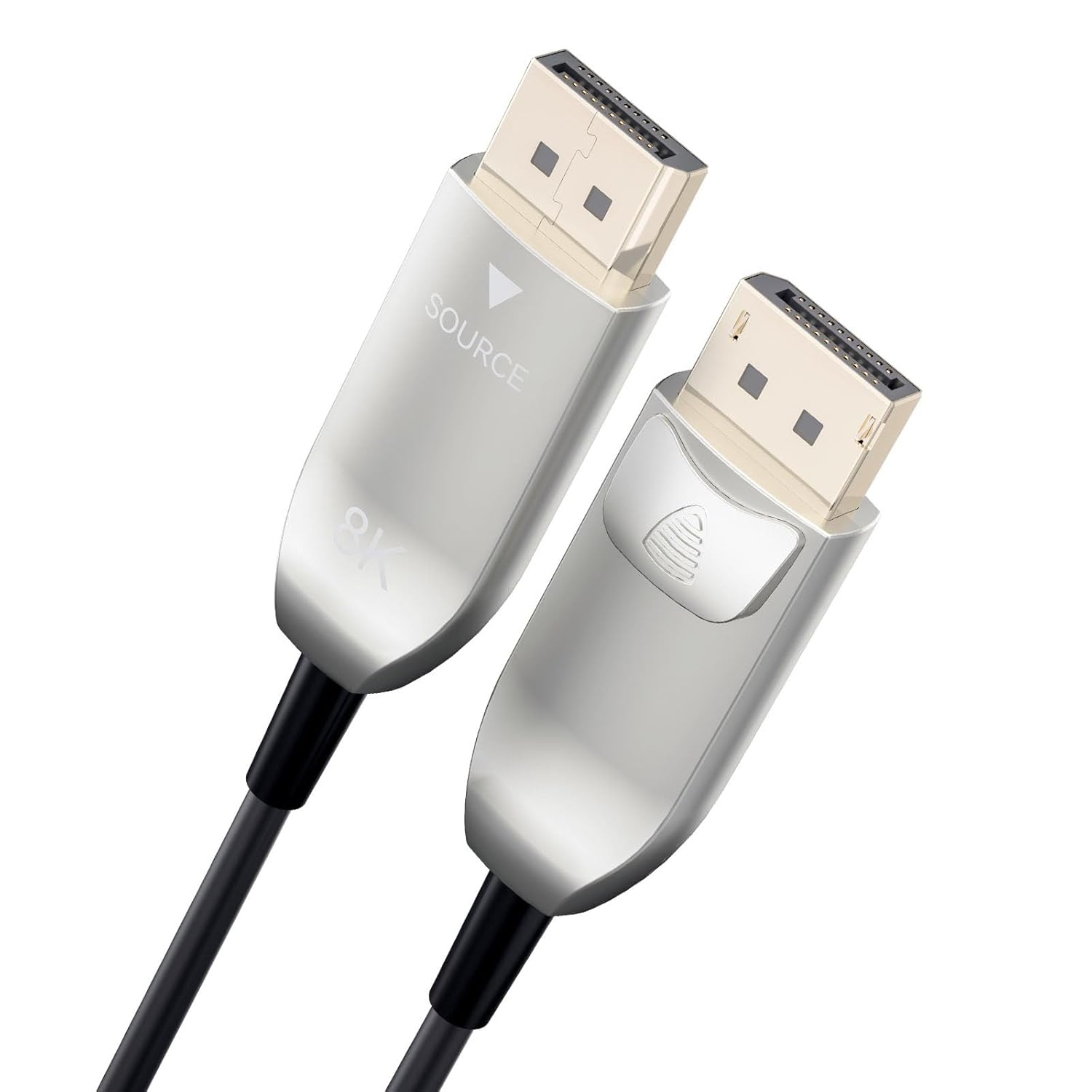 Fiber Optic DisplayPort Cable 2.1 75ft for Ultimate 8K Experience