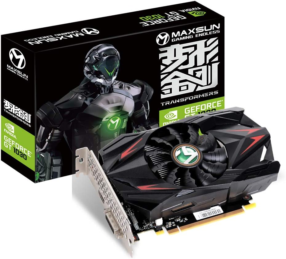 Maxsun GEFORCE GT 1030 4GB GPU - Compact Cooling Power