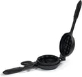 Cast Iron Stuffed Waffle Iron 5 in Dia, 2 in Thick - Pre-Seasoned