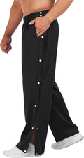 Tear Away Basketball Pants High Split Snap Button Joggers