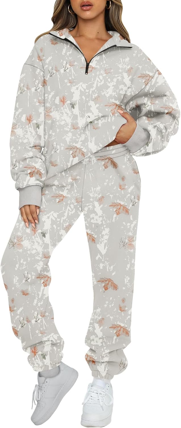 AUTOMET Women's Sweatsuits: Cozy 2 Piece Lounge Set for Fall