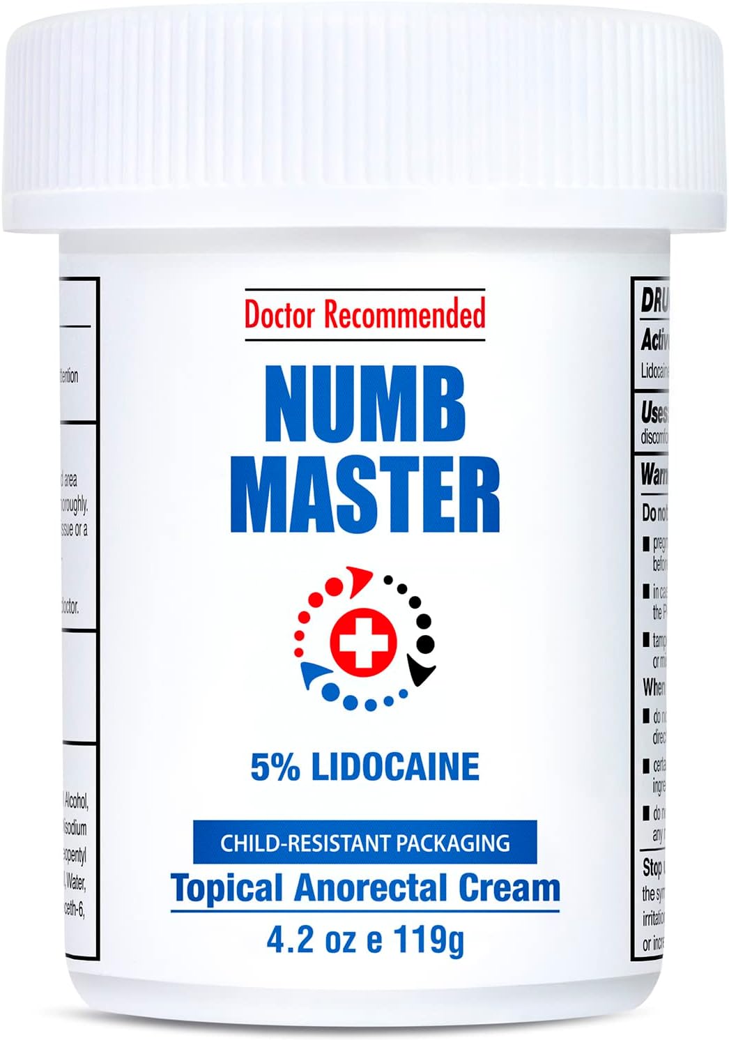 Numb Master 5% Lidocaine Cream for Fast Pain Relief and Comfort