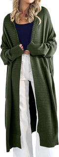 Danedvi Womens Long Cardigan Sweaters 2025 - Cozy Oversized Knit Warm