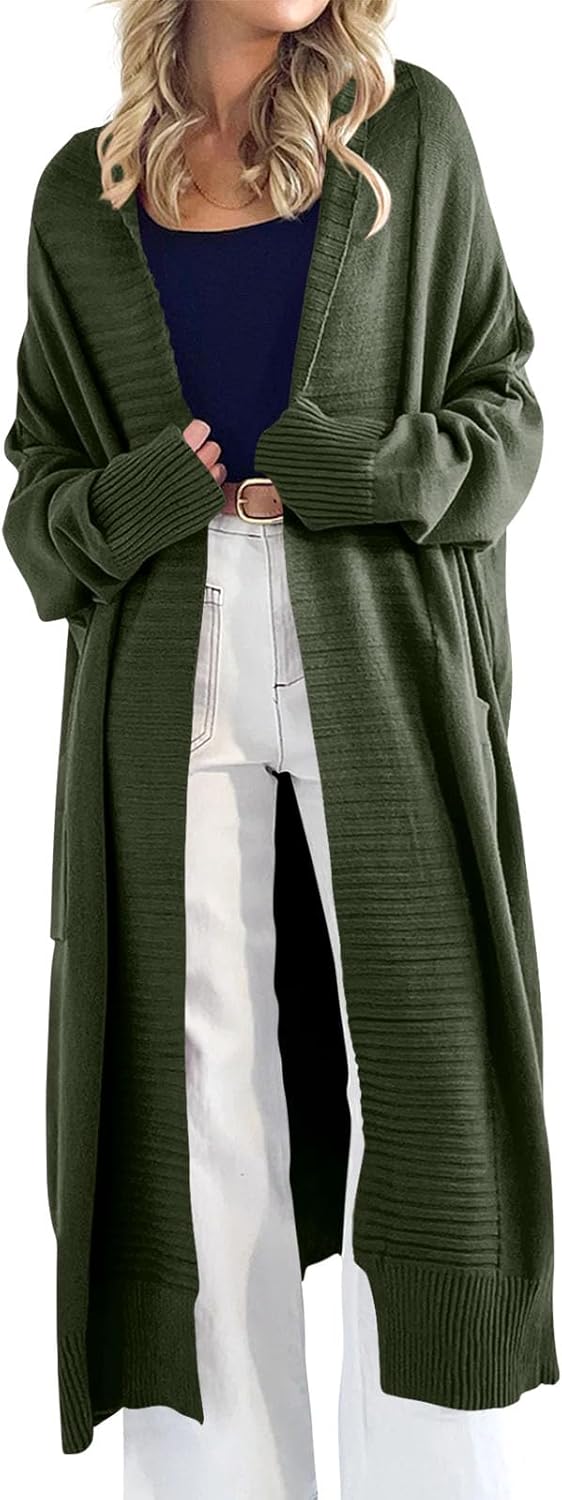 Danedvi Womens Long Cardigan Sweaters for Cozy Fall Style