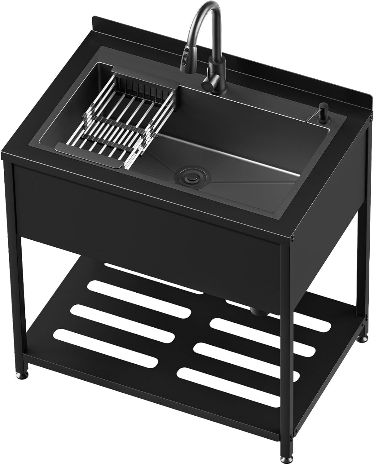 Durable Stainless Steel Utility Sink for Kitchens and More