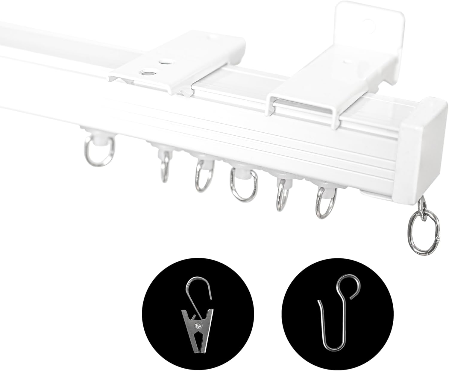 Ceiling Curtain Track for Ultimate Darkness