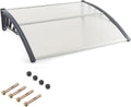 Goplus Awnings for Doors 48 in x 40 in Window Awning - Weather Shield