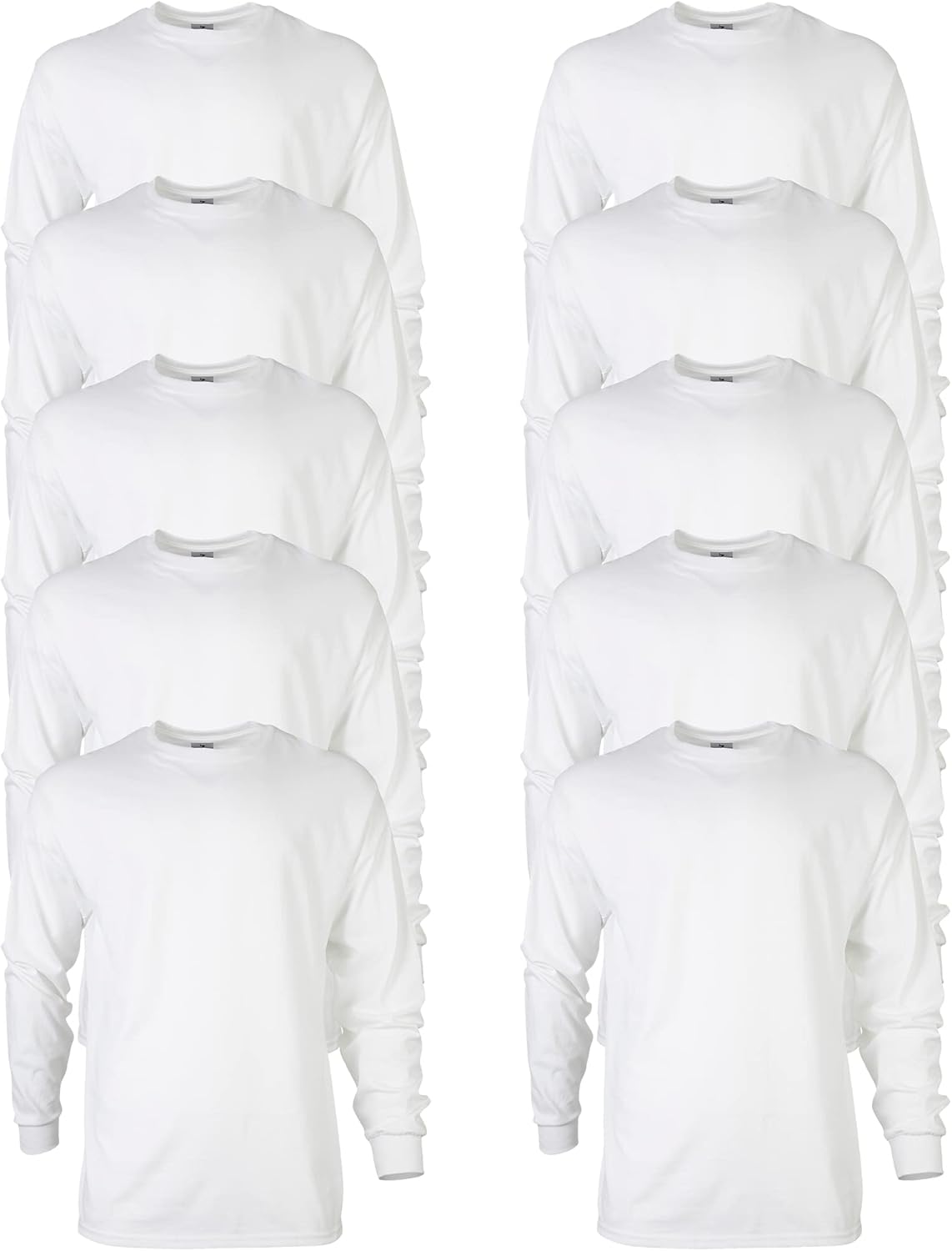 Gildan Adult Ultra Cotton Long Sleeve T-Shirt Multipack Review