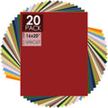 Mat Board Center 20 Pack 16x20 Uncut Matte Boards - Assorted Colors