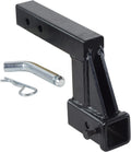 Trailer Hitch Riser 6 in Rise/Drop for 2 in Receiver - Solid Shank