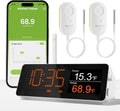 WiFi Remote Thermometer Freezer Alarm - Long Range Temperature Monitor