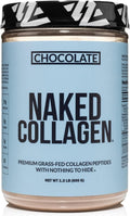 NAKED Chocolate Collagen Peptides Protein Powder - Clean Recovery