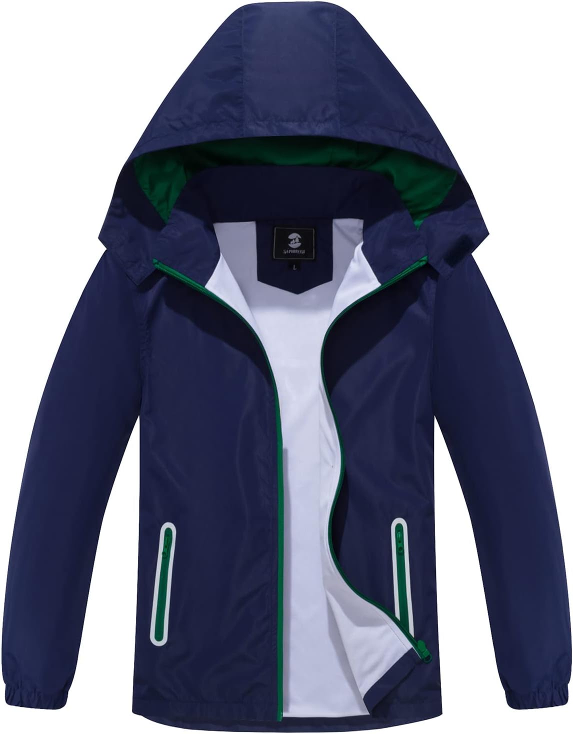 Kids Rain Jacket Waterproof Raincoat for Boys and Girls