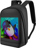 Customizable Smart LED Backpack - Light Up Laptop Backpack for Cycling