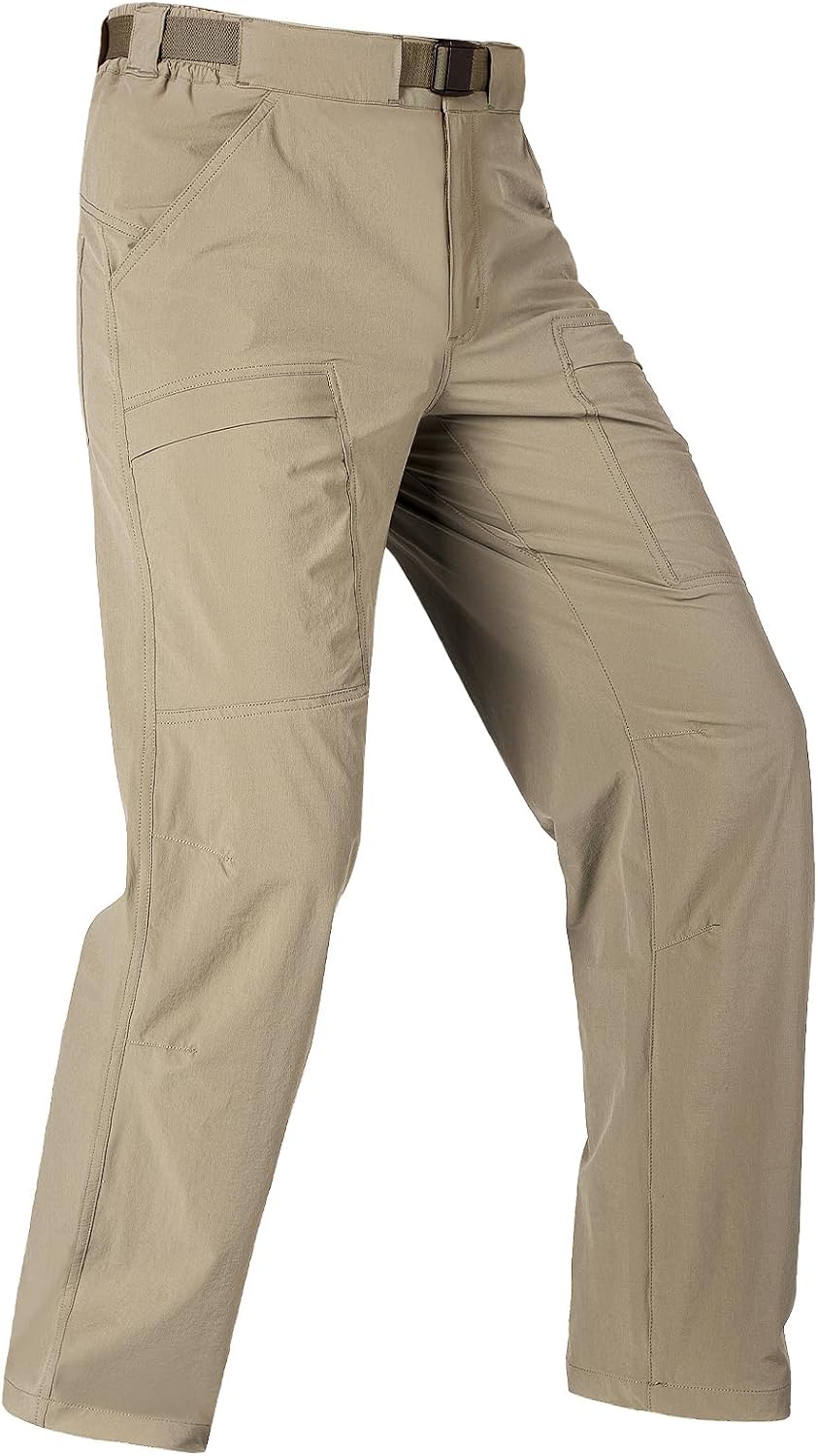 FREE SOLDIER Men's Lightweight Waterproof Hiking Cargo Pants