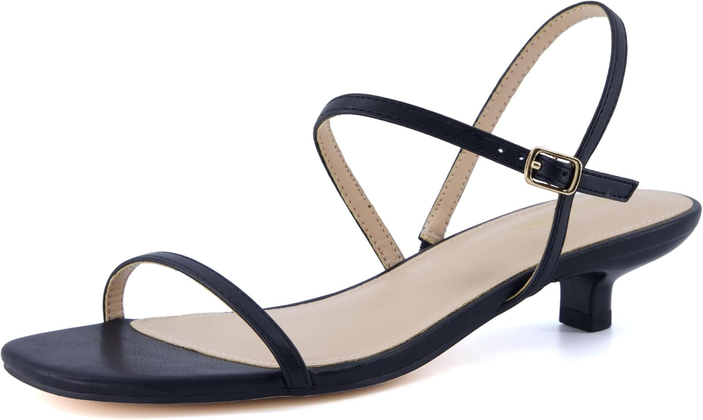 CUSHIONAIRE Soprano Womens One Band Kitten Heel Sandal Review