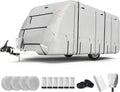 Travel Trailer RV Cover 27ft 8in-30ft - Water-Resistant Winter