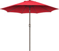 9Ft Patio Umbrella with Crank & Tilt - UV Protect Shade