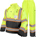 TICONN Hi Vis Rain Jacket and Pants for Safety and Comfort